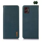 For Samsung Galaxy XCover7 Pro KHAZNEH Nappa Top Layer Cowhide Leather Phone Case(Green)