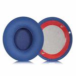 1 Pair Protein Leather Replacement Earpads For Beats Solo3 / Solo2(Blue)