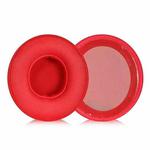 1 Pair Lambskin Replacement Earpads For Beats Solo3 / Solo2(Red)
