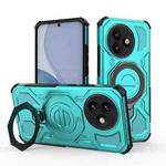 For Redmi K80 Ultra 5G J-20 Solid Color MagSafe Magnetic TPU+PC Phone Case(Lake Blue)