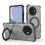 For Redmi K80 Ultra 5G J-20 Solid Color MagSafe Magnetic TPU+PC Phone Case(Grey)