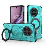For OnePlus Ace 5 5G J-20 Solid Color MagSafe Magnetic TPU+PC Phone Case(Lake Blue)