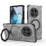 For OnePlus 13 5G J-20 Solid Color MagSafe Magnetic TPU+PC Phone Case(Grey)