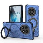 For OnePlus 13 5G J-20 Solid Color MagSafe Magnetic TPU+PC Phone Case(Blue)
