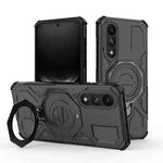 For OnePlus Ace 5 Ultra 5G / Nord 5 J-20 Solid Color MagSafe Magnetic TPU+PC Phone Case(Black)