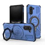 For OnePlus Ace 5 Racing 5G / Nord CE5 J-20 Solid Color MagSafe Magnetic TPU+PC Phone Case(Blue)