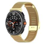For Samsung Galaxy Watch 8 / 8 Classic / Ultra 2 22mm xDfind Buckle Metal Mesh Watch Band(Gold)