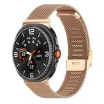 For Samsung Galaxy Watch 8 / 8 Classic / Ultra 2 22mm xDfind Buckle Metal Mesh Watch Band(Rose Gold)
