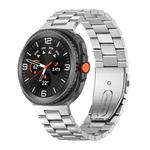 For Samsung Galaxy Watch 8 / 8 Classic / Ultra 2 Three Beads Stainless Steel Watch Band(Silver)