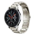 16mm Three Beads Flat Buckle Titanium Alloy Watch Band(Titanium Color)