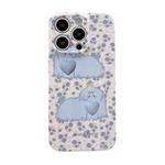 For iPhone 12 mini Cartoon Graffiti PC Phone Case(Floral Dog)