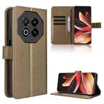 For Meizu Note 16 5G Diamond Texture Leather Phone Case(Brown)