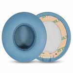 1 Pair Protein Leather Replacement Earpads For Beats Solo4(Cyan)