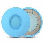 1 Pair Protein Leather Replacement Earpads For Beats Solo Pro(Light Blue)