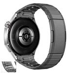 For Huawei Watch GT 5 Pro One Bead Side Slide Titanium Alloy Quick Release Watch Band(Grey)