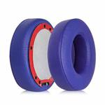 1 Pair Protein Leather Thickened 26mm Replacement Earpads For Beats Studio3 / 2(Blue)