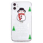 For iPhone 11 Pro Christmas Pattern TPU Protective Case(Snowman)