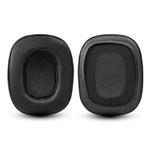 2pcs Protein Leather Replacement Earpads For EDIFIER H880(Black)