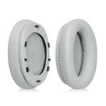2pcs Protein Leather Snap-on Replacement Earpads For EDIFIER W800BT PLUS(Grey)