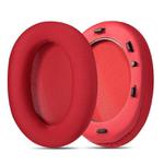 2pcs Ice Silk Cloth Snap-on Replacement Earpads For EDIFIER W800BT PLUS(Red)