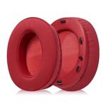 2pcs Ice Feeling Gel Cloth Snap-on Replacement Earpads For EDIFIER W800BT PLUS(Red)