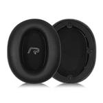 1 Pair Printing Protein Leather Replacement Earpads For EDIFIER W830BT / W860NB(Black)