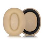 1 Pair Printing Protein Leather Replacement Earpads For EDIFIER W830BT / W860NB(Apricot)