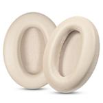 2pcs Protein Leather Replacement Earpads For EDIFIER MT6 Pro(Champagne)