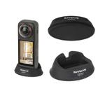 For Insta360 X5 / X4 Sunnylife Silicone Stand Base Tabletop Base(Black)