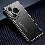 For Huawei Pura 80 Pro 5G Frosted Metal Phone Case(Black)