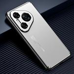 For Huawei Pura 80 Pro 5G Frosted Metal Phone Case(Silver)