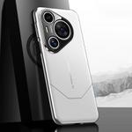 For Huawei Pura 70 Premium Electroplated Imitation Ultimate Design Phone Case(White)