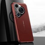 For Huawei Pura 70 Premium Electroplated Imitation Ultimate Design Phone Case(Red)