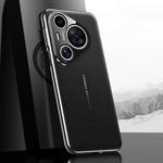 For Huawei Pura 70 Premium Electroplated Imitation Ultimate Design Phone Case(Black)