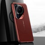 For Huawei Pura 70 Ultra Premium Electroplated Imitation Ultimate Design Phone Case(Red)