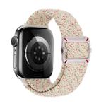 For Apple Watch 42mm / 41mm / 40mm / 38mm Double Loop Mechanical Buckle Nylon Braid Watch Band(Starlight Colorful)
