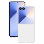 For Samsung Galaxy Z Flip7 Kalebol Paint-sprayed Solid Color PC Phone Case(White)