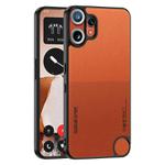 For Nothing CMF Phone 2 Pro GKK Skin Feel Leather Phone Case(Orange Red)