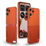 For Nothing CMF Phone 2 Pro GKK Mortise-Tenon Connection Contrast Color Shockproof Phone Case(Orange Red)