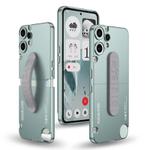 For Nothing CMF Phone 2 Pro GKK Mortise-Tenon Connection Contrast Color Phone Case with Silicone Wristband(Blue)