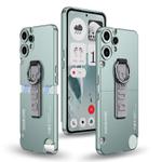 For Nothing CMF Phone 2 Pro GKK Mortise-Tenon Connection Contrast Color Phone Case with Ring Wrist Strap(Blue)