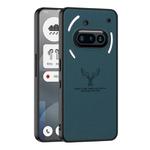 For Nothing Phone 3a GKK Skin Feel Leather Elk Phone Case(Forest Green)