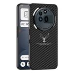 For Nothing Phone 3a Pro GKK Skin Feel Leather Elk Phone Case(Carbon Fiber)