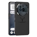 For Nothing Phone 3a Pro GKK Skin Feel Leather Elk Phone Case(Black)