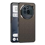 For Nothing Phone 3a Pro GKK Skin Feel Leather Nylon Phone Case(Brown)