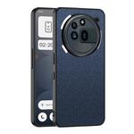 For Nothing Phone 3a Pro GKK Skin Feel Leather Nylon Phone Case(Blue)