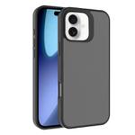 For iPhone 17 Kalebol Frosted PC Hybrid TPU Phone Case(Black)