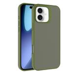 For iPhone 17 Kalebol Frosted PC Hybrid TPU Phone Case(Deep Green)