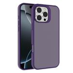 For iPhone 16 Pro Max Kalebol Frosted PC Hybrid TPU Phone Case(Dark Purple)