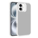 For iPhone 16 Kalebol Frosted PC Hybrid TPU Phone Case(White)